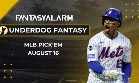 MLB DFS Underdog Fantasy Picks Today, 8/26: Baseball .